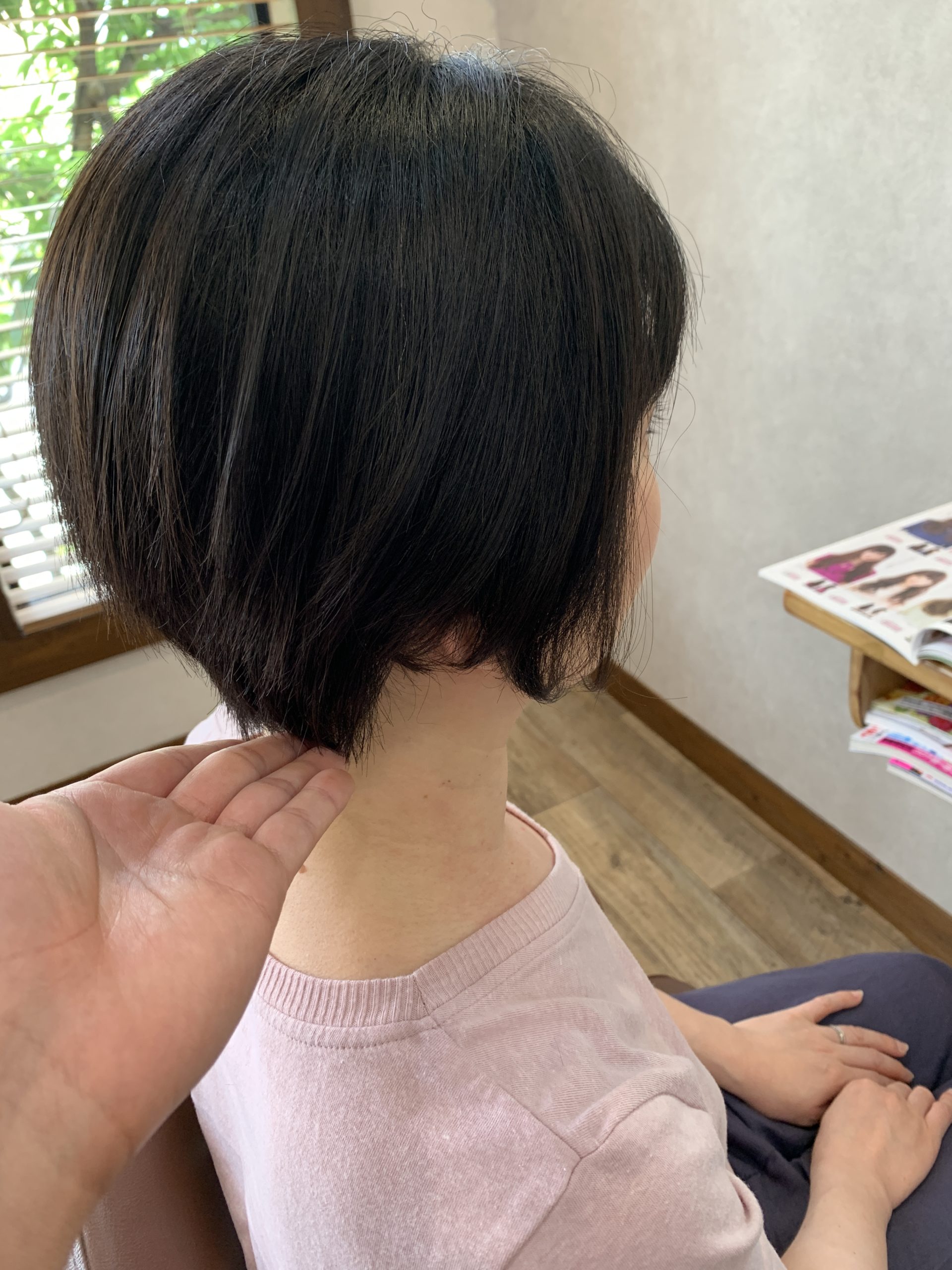 【うねる癖毛】でもおさまるショートボブ 美容室 JUNE（じゅね） ヘアカタログ 【豊田市、岡崎市】髪質改善・縮毛矯正が得意なサロン