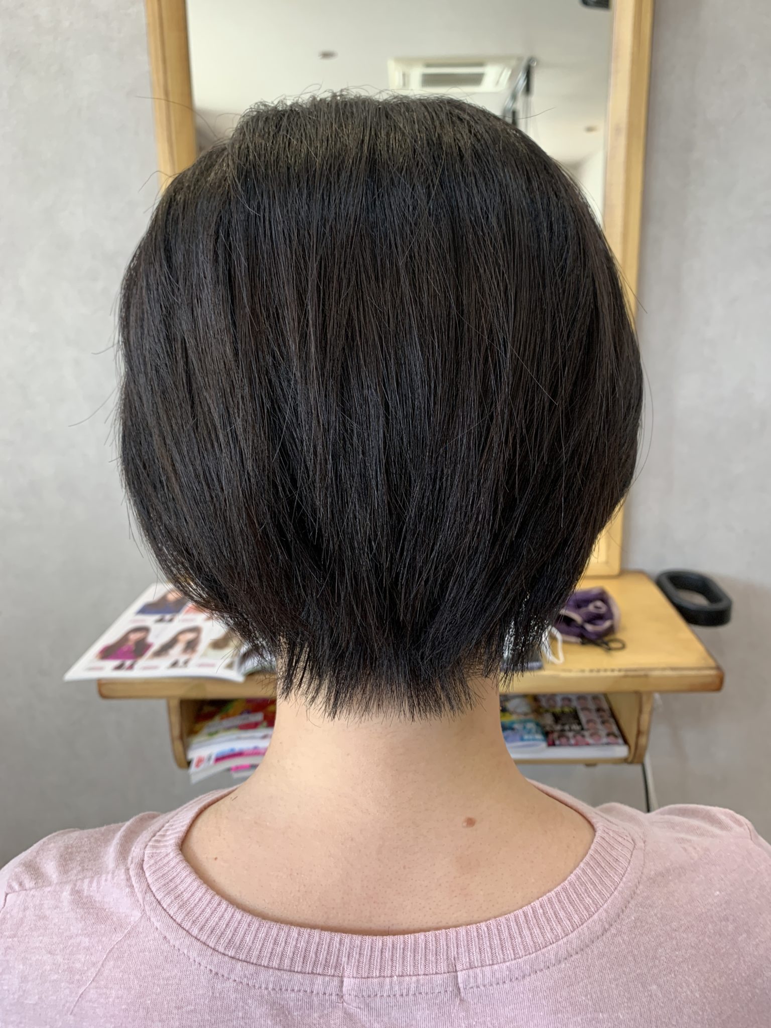 【うねる癖毛】でもおさまるショートボブ 美容室 JUNE（じゅね） ヘアカタログ 【豊田市、岡崎市】髪質改善・縮毛矯正が得意なサロン